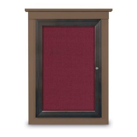 United Visual Products Sliding Glass Enclosed Letterboard, 96"x3, UV9013ACS-BLACK-WHITE UV9013ACS-BLACK-WHITE